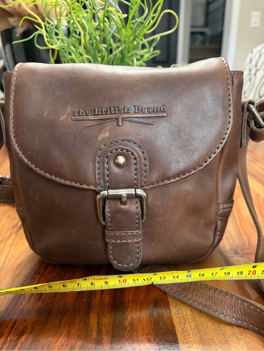 Brown Leather Crossbody Bag